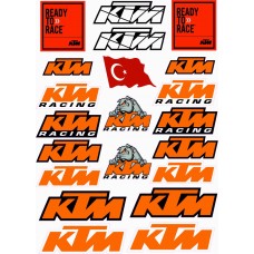 Sticker A4 Ktm