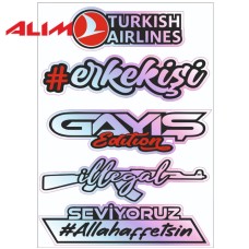 Sticker A5 Hologram Model 2