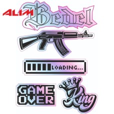 Sticker A5 Hologram Model 4