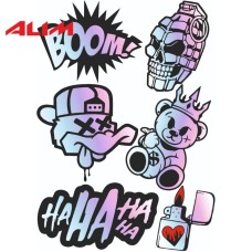 Sticker A5 Hologram Model 9