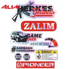 Sticker A5 Hologram Model 12