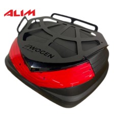 Motor Arka Çanta 50 L Wogen Siyah Üstü Metal Aparatlı ( Topcase ) 