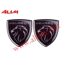 Sticker Damla Kalp 2'li Peugeot Yeni Logo