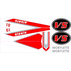 Mobylette Yazı Seti 51E.M Bionik