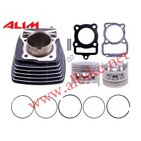 Silindir Komple Kuba Çita 125 (56.50 mm) 13 Perno-69 Boy Siyah 