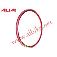 Jant Çemberi Alüminyum Çift Katlı Kırmızı 26x1.95