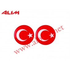 Sticker Damla Yuvarlak 2'li Türkiye