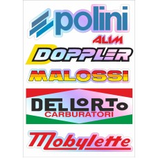 Sticker A5 Hologram Mobylette