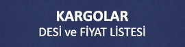 Kargo Fiyatlar